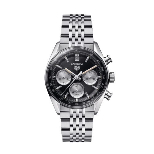 TAG-Heuer-Carrera-Chronograph,--staal,-ø-39-mm