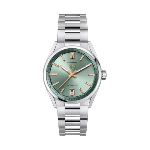 TAG-Heuer-Carrera-Date,--ø-36-mm,-automaat-groen