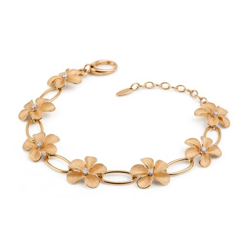 armband-Cherry-Bloom-Series,-18-karaat--Orange-Apricot-Gold,-0.21-ct
