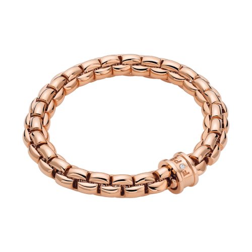 armband-Flex'it,-roségoud-bezet-met-pavé-gezette-briljant-0.02-ct