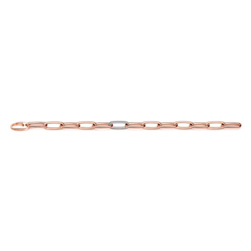 armband-Laguna,-roségoud-en-witgoud--met-7-mm-schakels,-21-cm,-1.70-ct