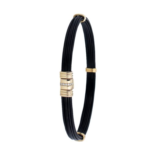 armband,-olifantenhaar,-slot-18-karaat-geelgoud