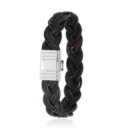 armband,-olifantenhaar,-slot-18-karaat-witgoud