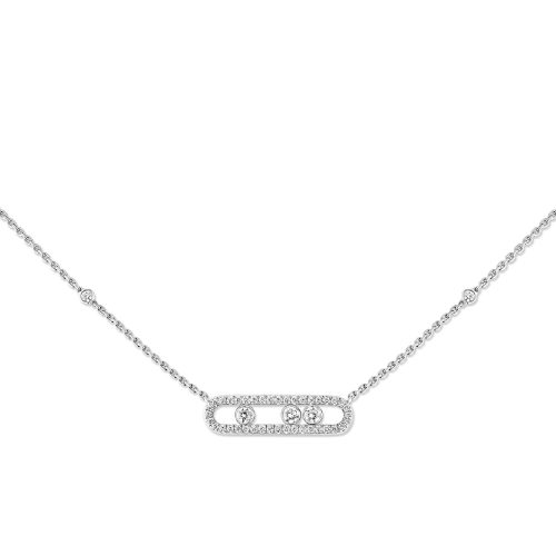 collier-Baby-Move-pavé,-witgoud-bezet-met-briljant-0.66-ct
