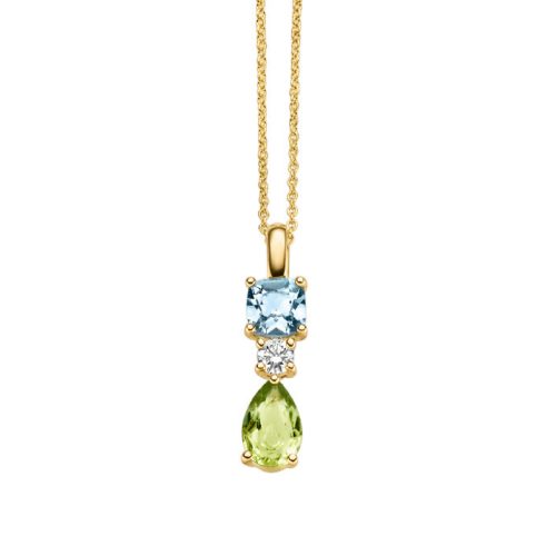 collier,-geelgoud-bezet-met-blue-topaas,--peridot-en-briljant-0.06-ct