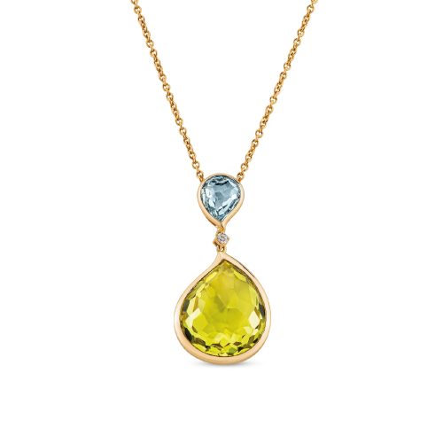 collier,-roségoud-bezet-met-met-lemon--quartz,-blue-topaas-en-briljant-0.03-ct