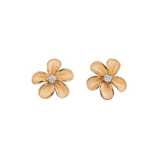oorsieraden-Cherry-Bloom-Series,-18-karaat--Orange-Apricot-Gold,-0.03-ct