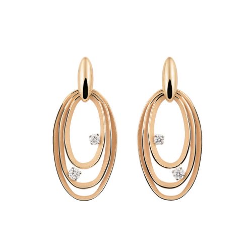 oorsieraden-Dune-Chic-Series,--18-karaat-Orange-Apricot-Gold,-0.24-ct