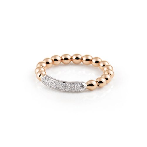 ring-Stretchy-Jewels,-roségoud--bezet-met-briljant-0.16-ct