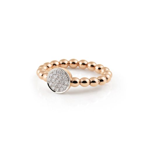ring-Stretchy-Jewels,-roségoud--bezet-met-briljant-0.19-ct